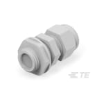 Te Entrelec - Presse-étoupe avec contre-écrou, filetage métrique, polyamide, gris (Taille C)