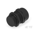 Te Entrelec - Presse-étoupe avec contre-écrou, filetage métrique, polyamide, noir (Taille F)