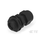 Te Entrelec - Presse-étoupe avec contre-écrou, filetage métrique, polyamide, noir (Taille H)