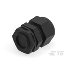 Te Entrelec - Presse-étoupe avec contre-écrou, filetage métrique, polyamide, noir (Taille E)