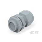 Te Entrelec - Presse-étoupe avec contre-écrou, filetage métrique, polyamide, gris (Taille C)