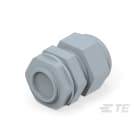 Te Entrelec - Presse-étoupe avec contre-écrou, filetage métrique, polyamide, gris (Taille E)
