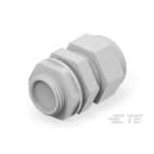 Te Entrelec - Presse-étoupe avec contre-écrou, filetage métrique, polyamide, gris (Taille F)