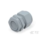 Te Entrelec - Presse-étoupe avec contre-écrou, filetage métrique, polyamide, gris (Taille C)