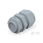 Te Entrelec - Presse-étoupe avec contre-écrou, filetage métrique, polyamide, gris (Taille I)