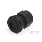 Te Entrelec - Presse-étoupe avec contre-écrou, filetage métrique, polyamide, noir (Taille E)