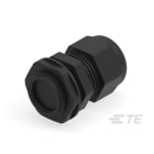 Te Entrelec - Presse-étoupe avec contre-écrou, filetage métrique, polyamide, noir (Taille B)