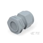 Te Entrelec - Presse-étoupe avec contre-écrou, filetage métrique, polyamide, gris (Taille A)