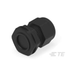 Te Entrelec - Presse-étoupe avec contre-écrou, filetage métrique, polyamide, noir (Taille A)