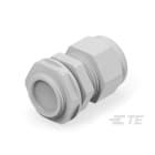 Te Entrelec - Presse-étoupe avec contre-écrou, filetage métrique, polyamide, gris (Taille B)