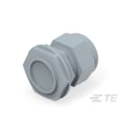 Te Entrelec - Presse-étoupe avec contre-écrou, filetage métrique, polyamide, gris (Taille A)