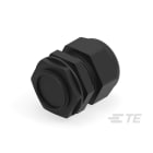 Te Entrelec - Presse-étoupe avec contre-écrou, filetage métrique, polyamide, noir (Taille F)