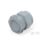 Te Entrelec - Presse-étoupe avec contre-écrou, filetage métrique, polyamide, gris (Taille A)