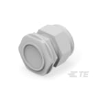 Te Entrelec - Presse-étoupe avec contre-écrou, filetage métrique, polyamide, gris (Taille C)