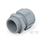 Te Entrelec - Presse-étoupe (sans contre-écrou), filetage métrique, polyamide, gris (Taille A)