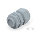 Te Entrelec - Presse-étoupe avec contre-écrou, filetage NPT, polyamide, gris (Taille B)