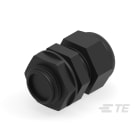 Te Entrelec - Presse-étoupe avec contre-écrou, filetage NPT, polyamide, noir (Taille B)