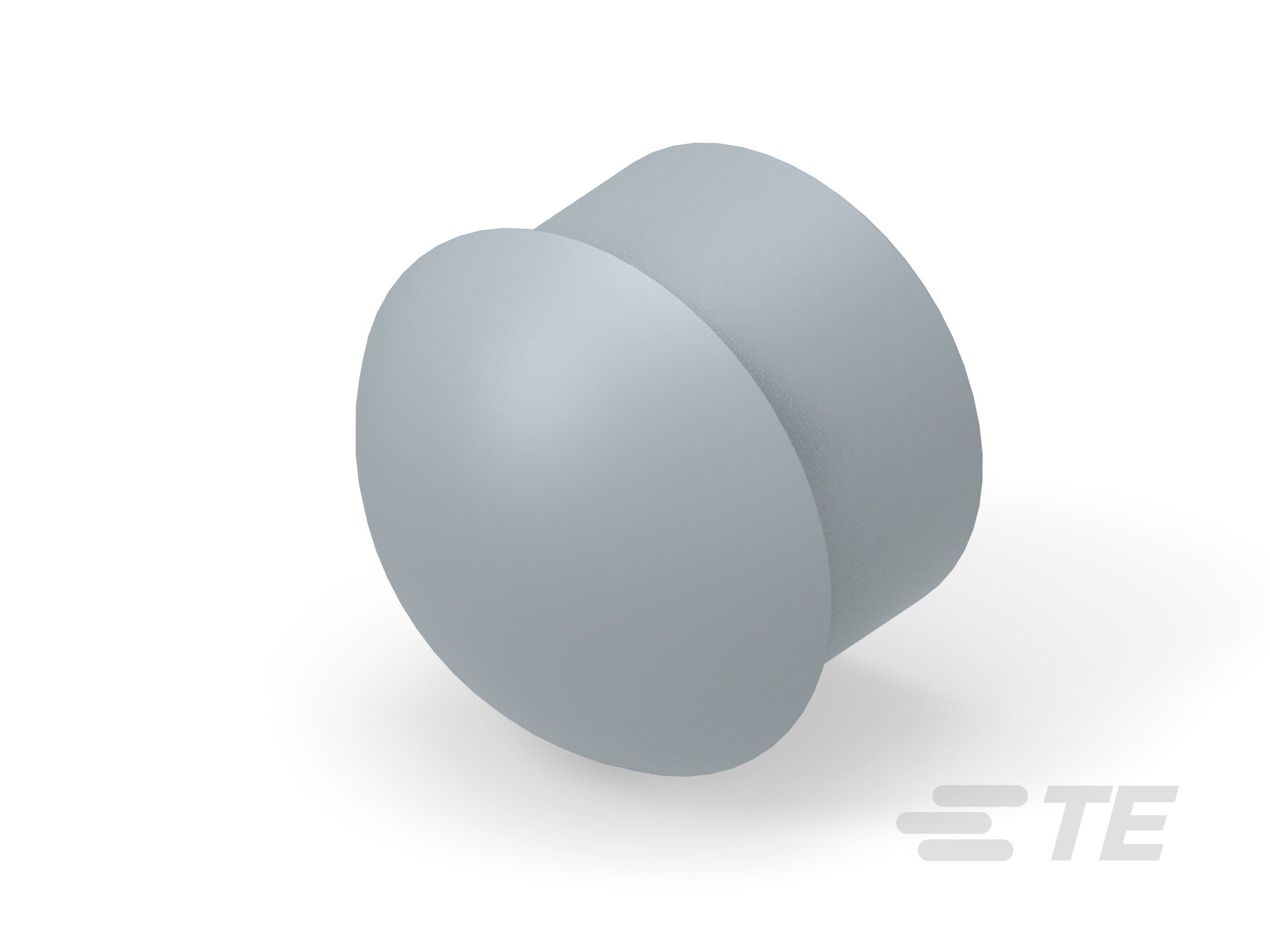 Te Entrelec - Bouchon dôme EP-DOP en polyamide, taille 32, diam. 27,3, Gris