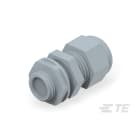 Te Entrelec - Presse-étoupe avec contre-écrou, filetage métrique, polyamide, gris (Taille J)