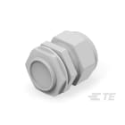 Te Entrelec - Presse-étoupe avec contre-écrou, filetage métrique, polyamide, gris (Taille F)
