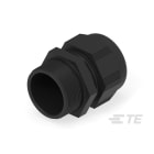 Te Entrelec - Presse-étoupe (sans contre-écrou), filetage métrique, polyamide, noir (Taille D)