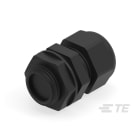 Te Entrelec - Presse-étoupe avec contre-écrou, filetage NPT, polyamide, noir (Taille C)