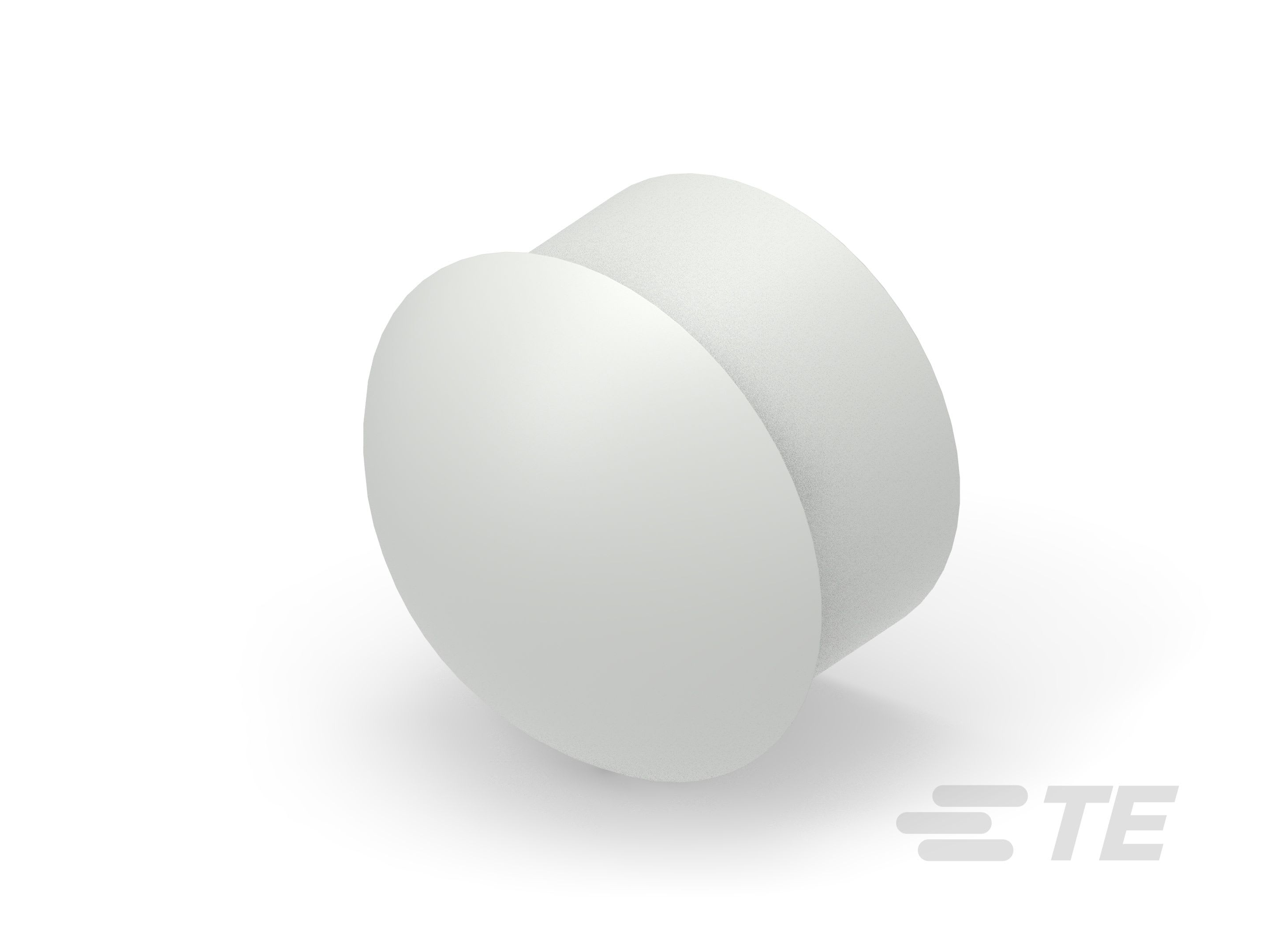 Te Entrelec - Bouchon dôme EP-DOP en polyamide, taille 45, diam. 38, Gris clair