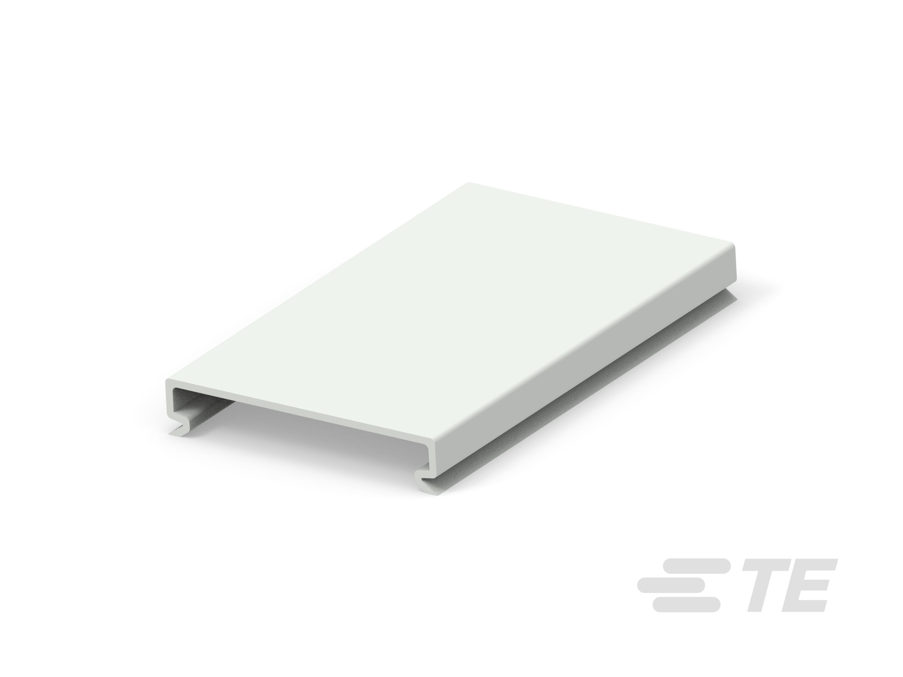 Te Entrelec - Capot pour goulotte, largeur 60mm,PC/ABS,Resistante au feu, sans halogène, Gris