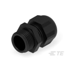 Te Entrelec - Presse-étoupe (sans contre-écrou), filetage métrique, polyamide, noir (Taille C)