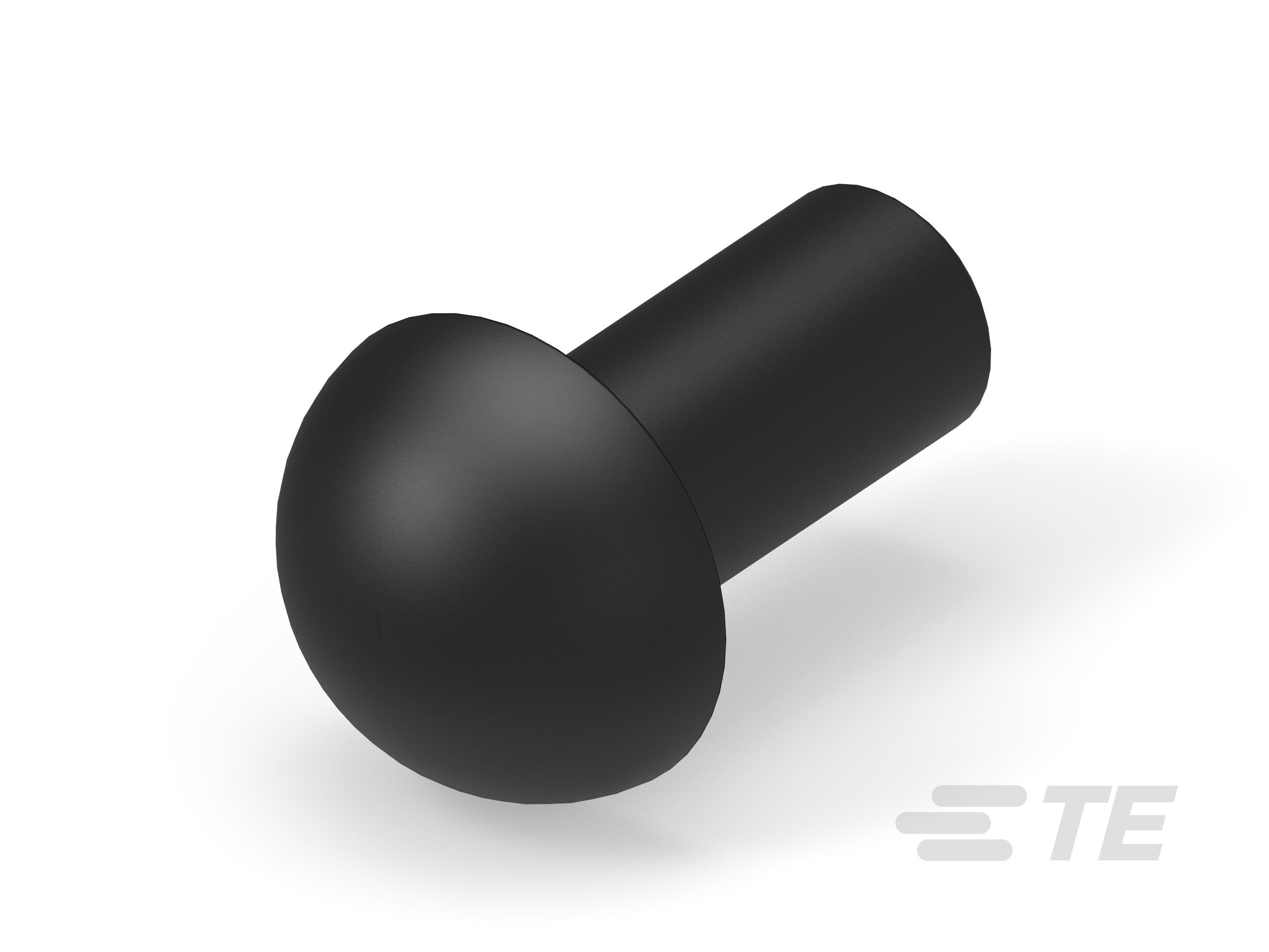 Te Entrelec - Bouchon dôme EP-DOP en polyamide, taille 13, diam. 7, Noir