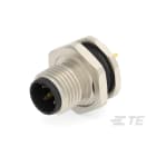 Te Entrelec - Connecteur Mâle, M12, Alliage cuivre, Polyamide 66 GF25,Noir