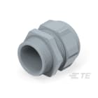 Te Entrelec - Presse-étoupe (sans contre-écrou), filetage métrique, polyamide, gris (Taille A)