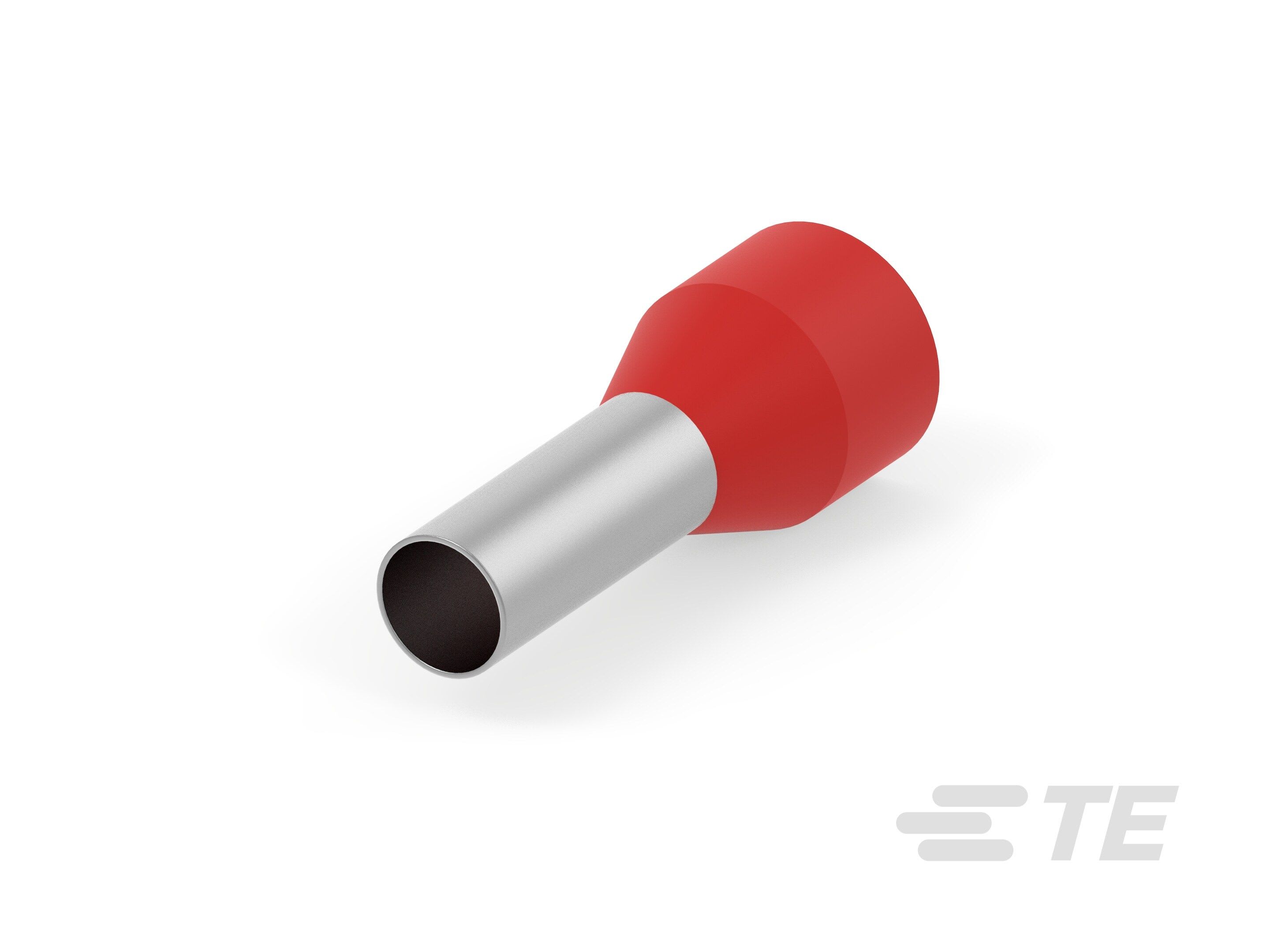 Te Entrelec - Embout pré-isolé 35 mm² / 2 AWG - 16 mm - Rouge
