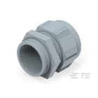 Te Entrelec - Presse-étoupe (sans contre-écrou), filetage métrique, polyamide, gris (Taille C)