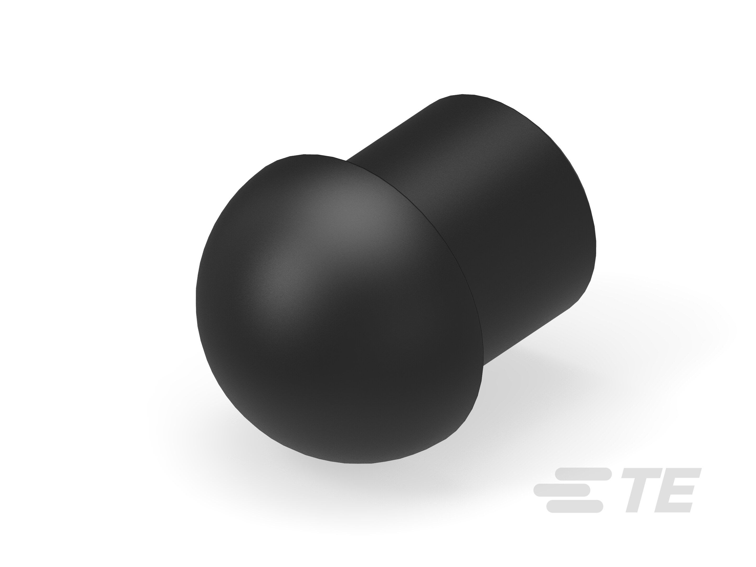 Te Entrelec - Bouchon dôme EP-DOP en polyamide, taille 18, diam. 13,6, Noir