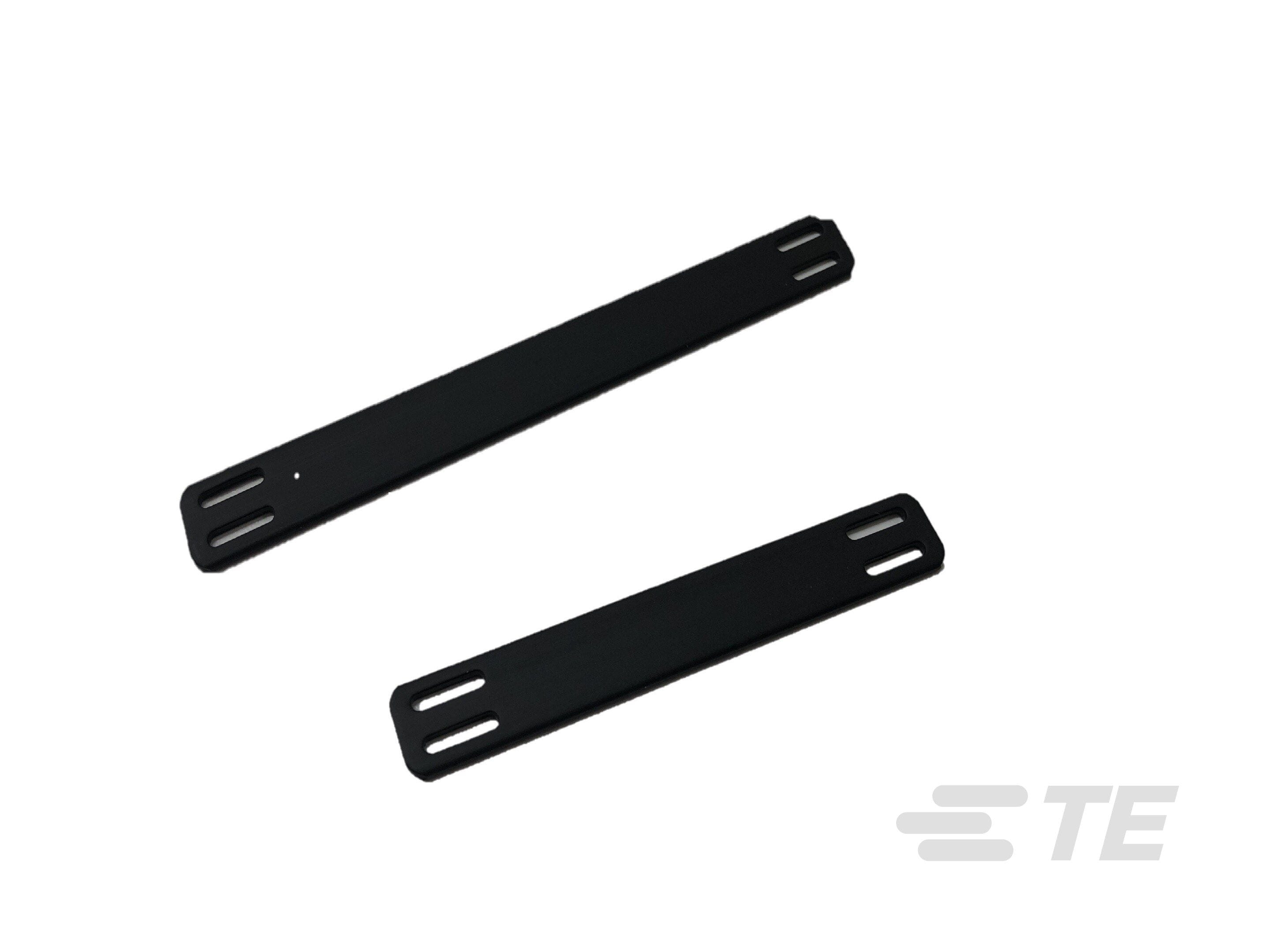 Te Entrelec - Porte repère câble fixation collier pour 12 repères à glisser CTO , Noir