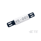 Te Entrelec - Repères pré-marqués à glisser pour porte repère câble CTO, marquage '4' , Blanc