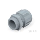 Te Entrelec - Presse-étoupe (sans contre-écrou), filetage métrique, polyamide, gris (Taille A)