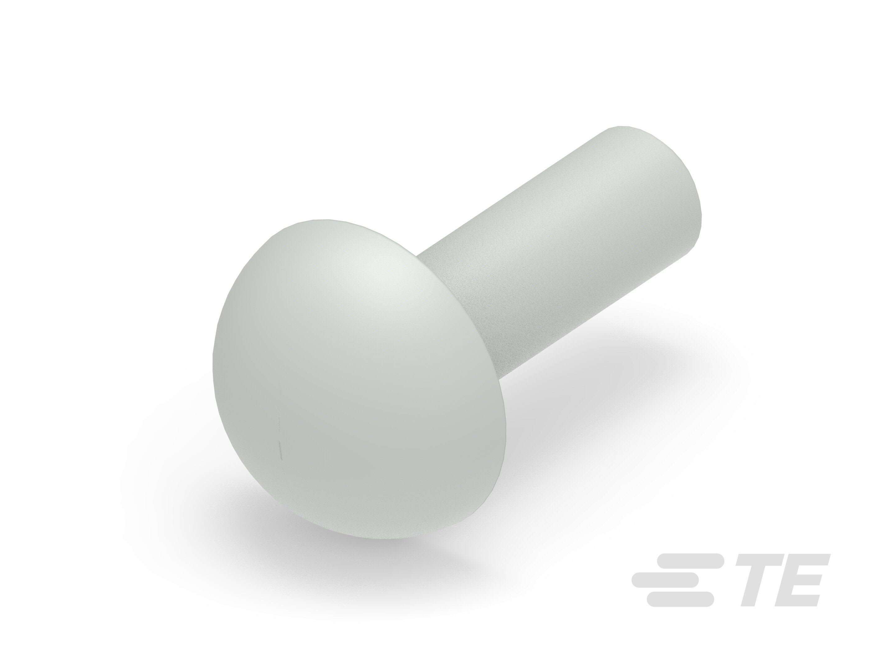 Te Entrelec - Bouchon dôme EP-DOP en polyamide, taille 9, diam. 4, Gris clair