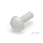 Te Entrelec - Bouchon dôme EP-DOP en polyamide, taille 9, diam. 4, Gris clair