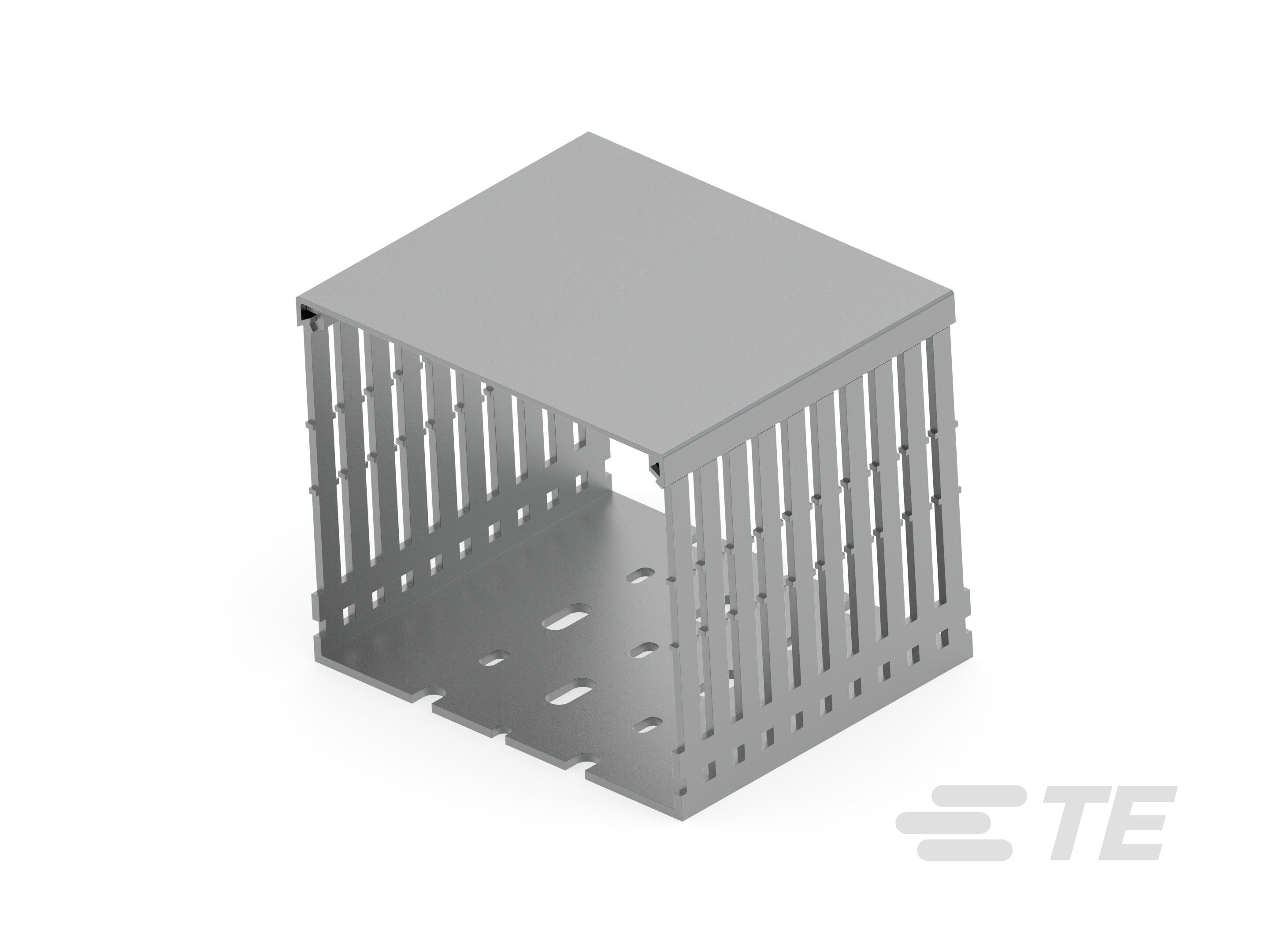 Te Entrelec - Kit goulotte de câblage + capot PVC, 120x100, Grise