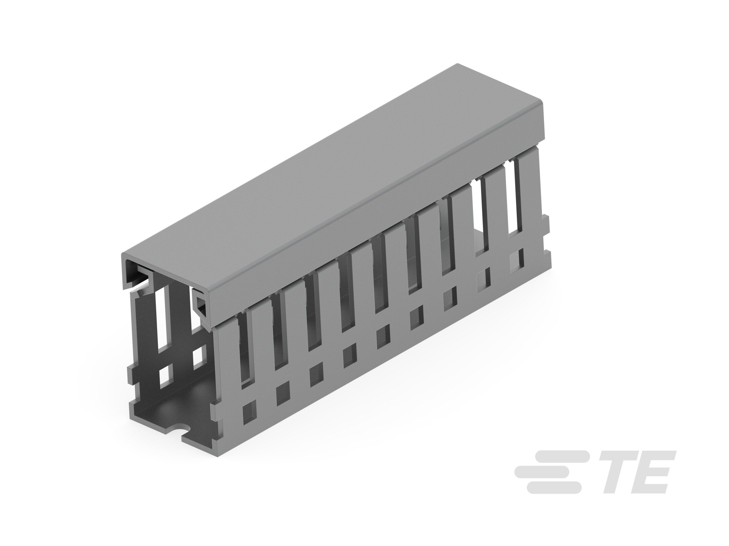 Te Entrelec - Kit goulotte de câblage + capot PVC, 25x40, Grise