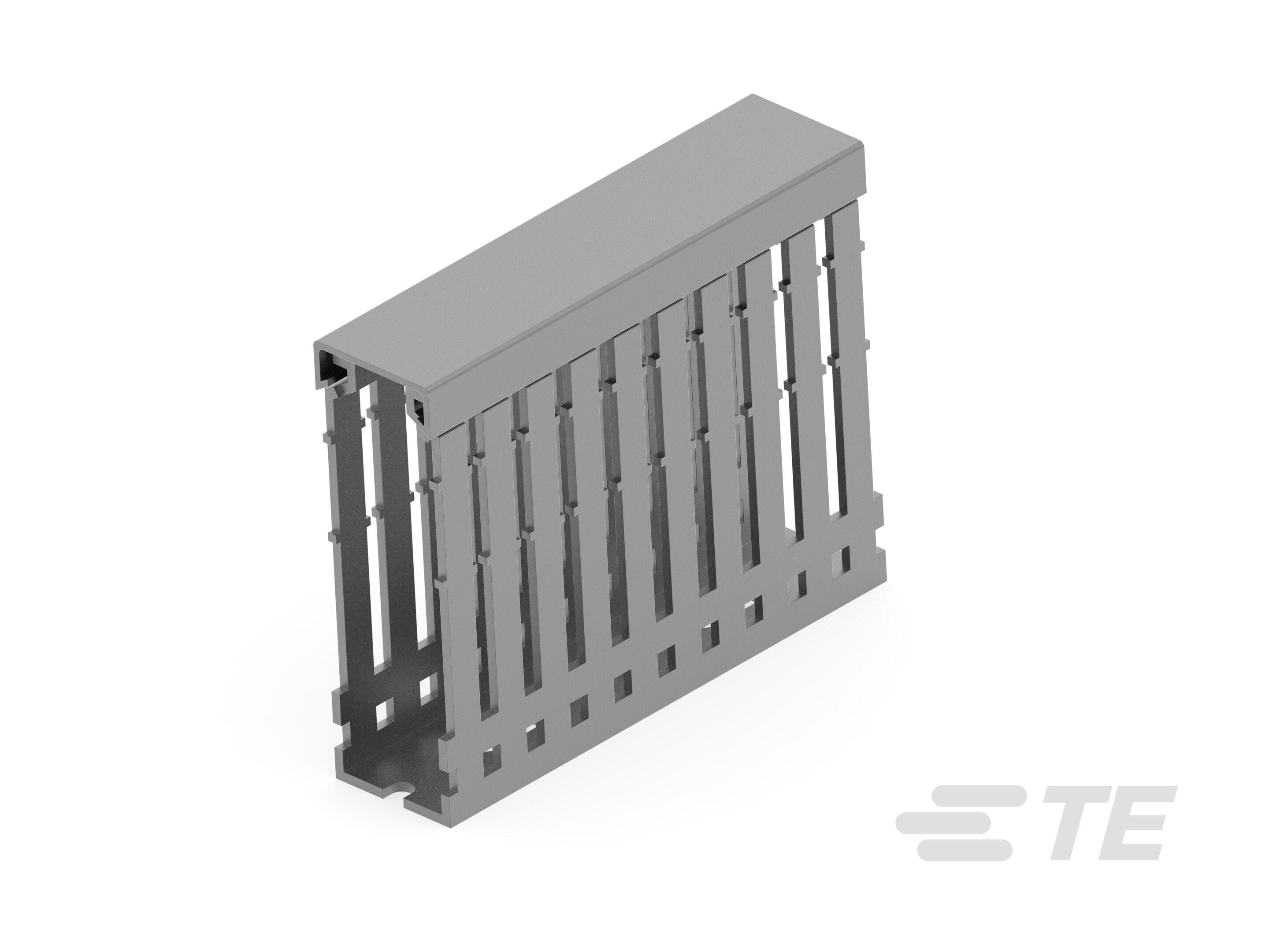 Te Entrelec - Kit goulotte de câblage + capot PVC, 25x80, Grise