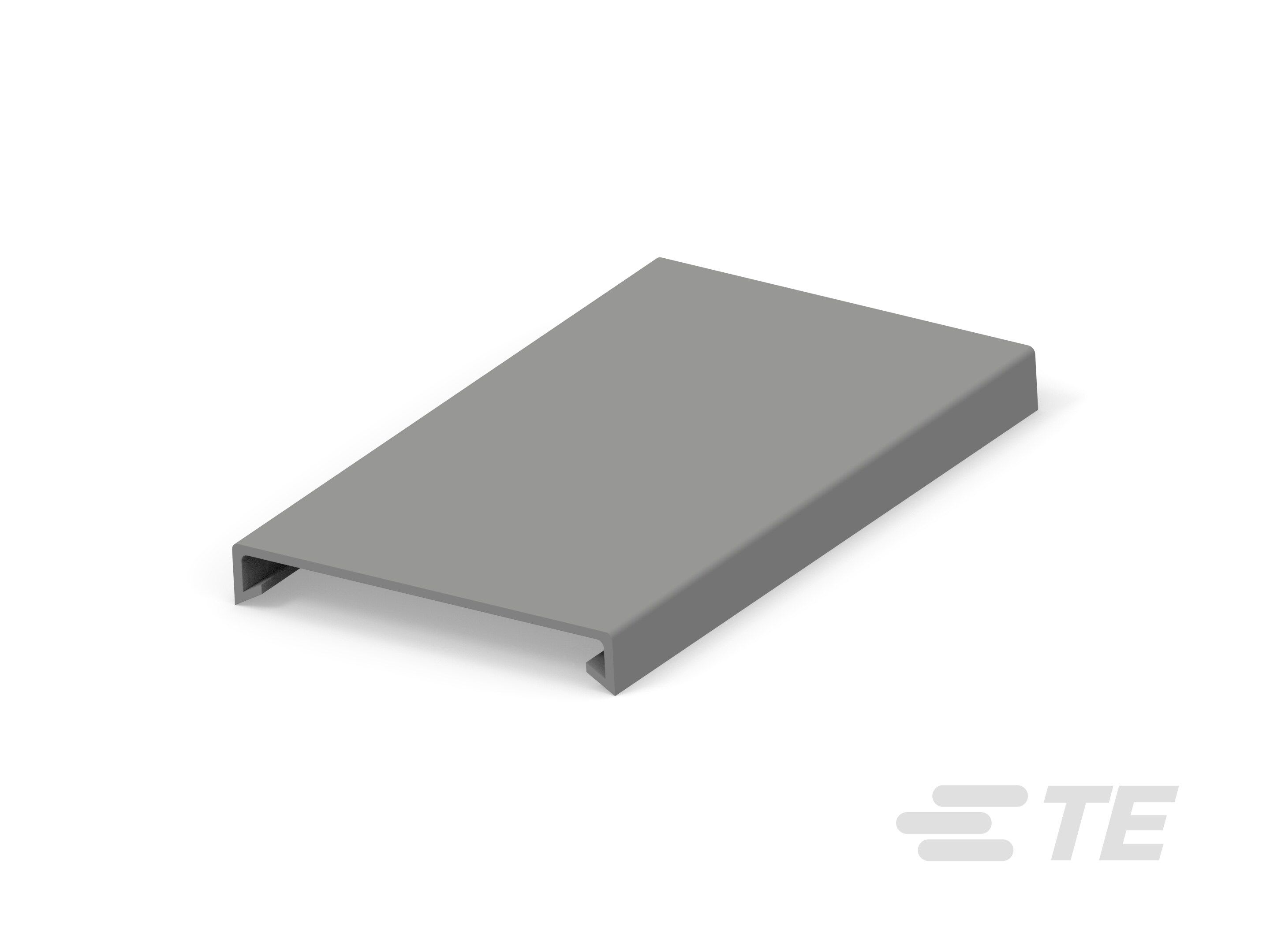 Te Entrelec - Capot pour goulotte, largeur 60mm,PVC, Gris