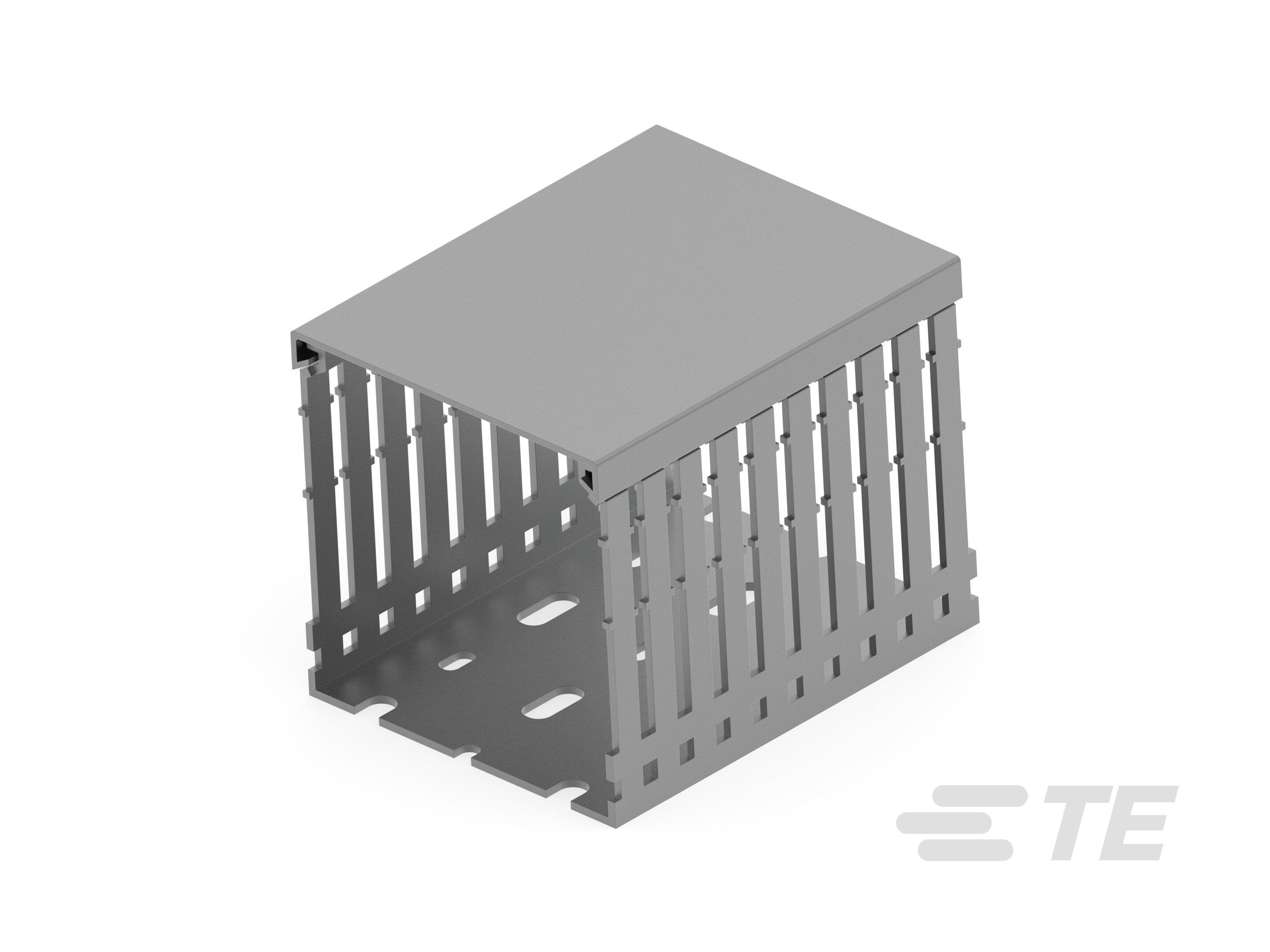 Te Entrelec - Kit goulotte de câblage + capot PVC, 80x80, Grise