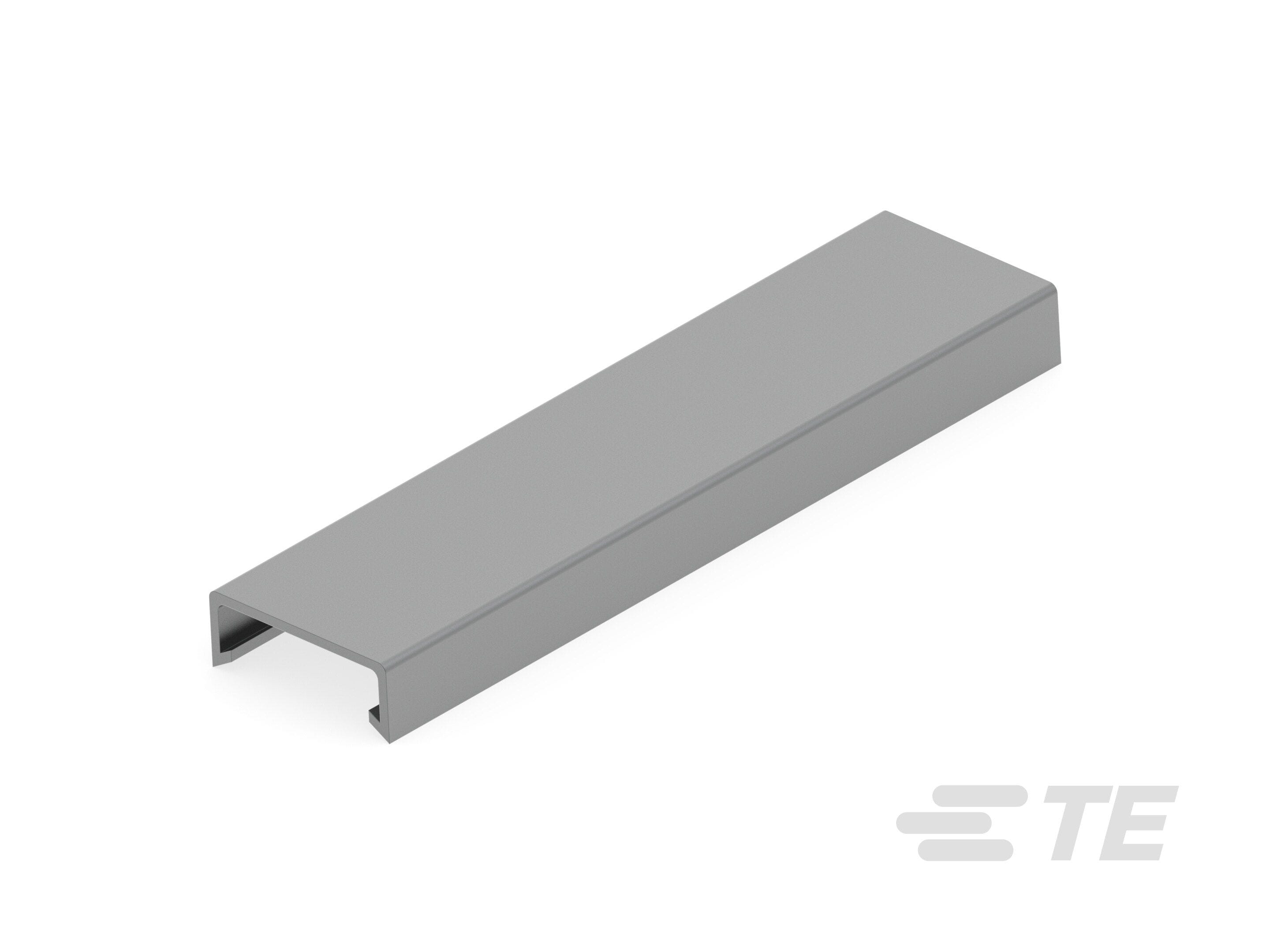 Te Entrelec - Capot pour goulotte, largeur 25mm,PVC, Gris