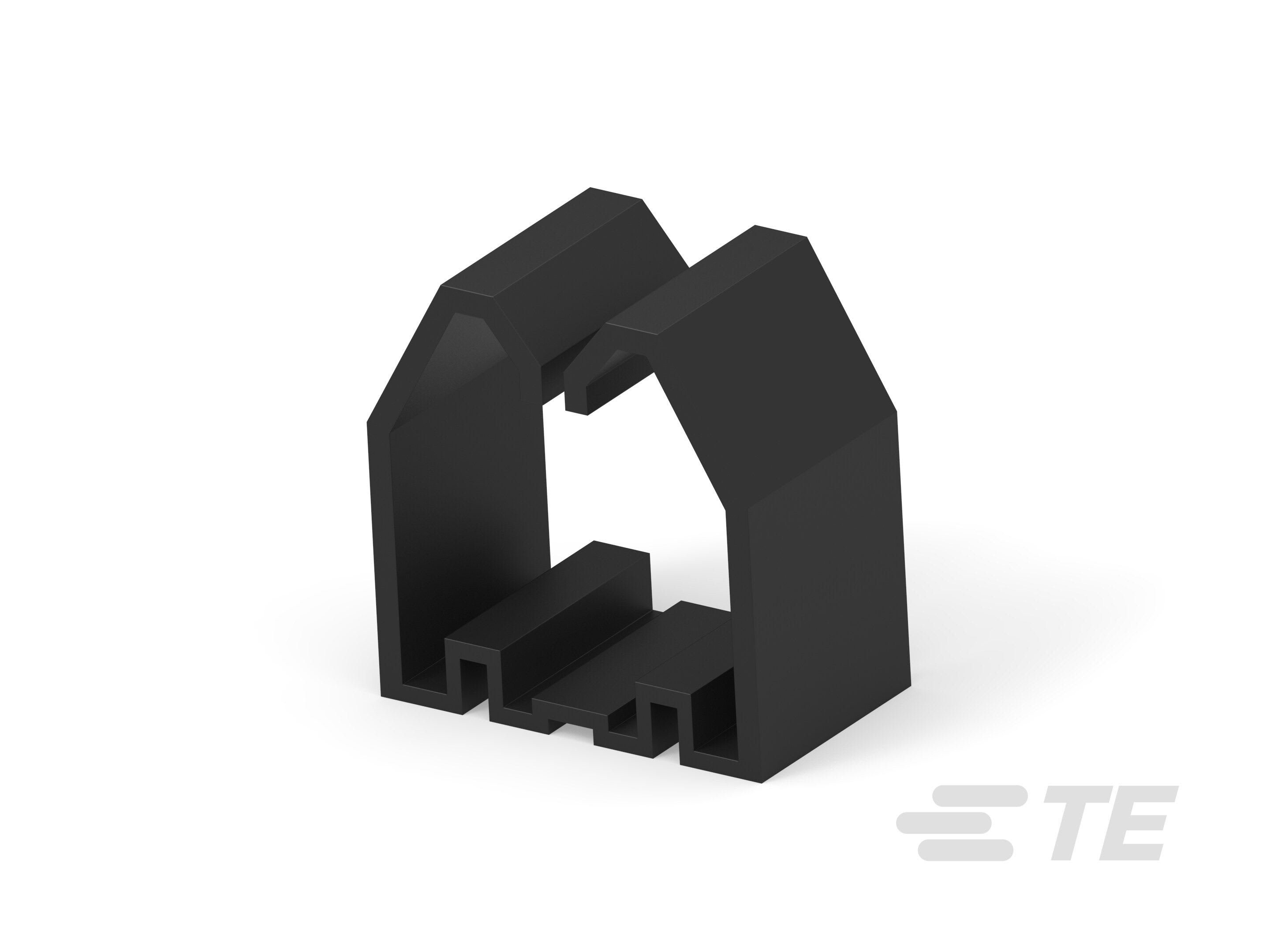 Te Entrelec - Support de fil pour goulotte, 40x40mm, Noir