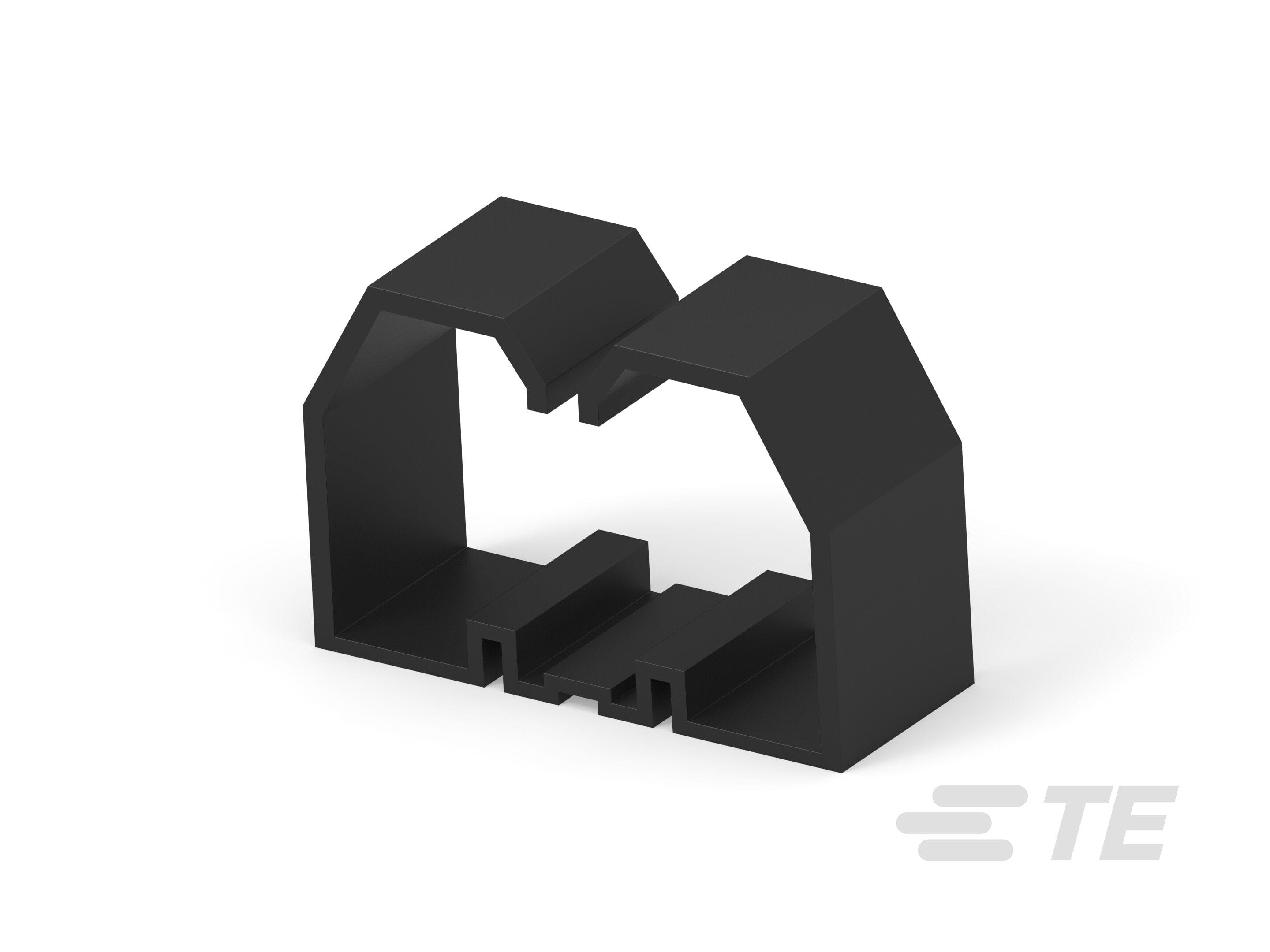 Te Entrelec - Support de fil pour goulotte, 60x40mm, Noir