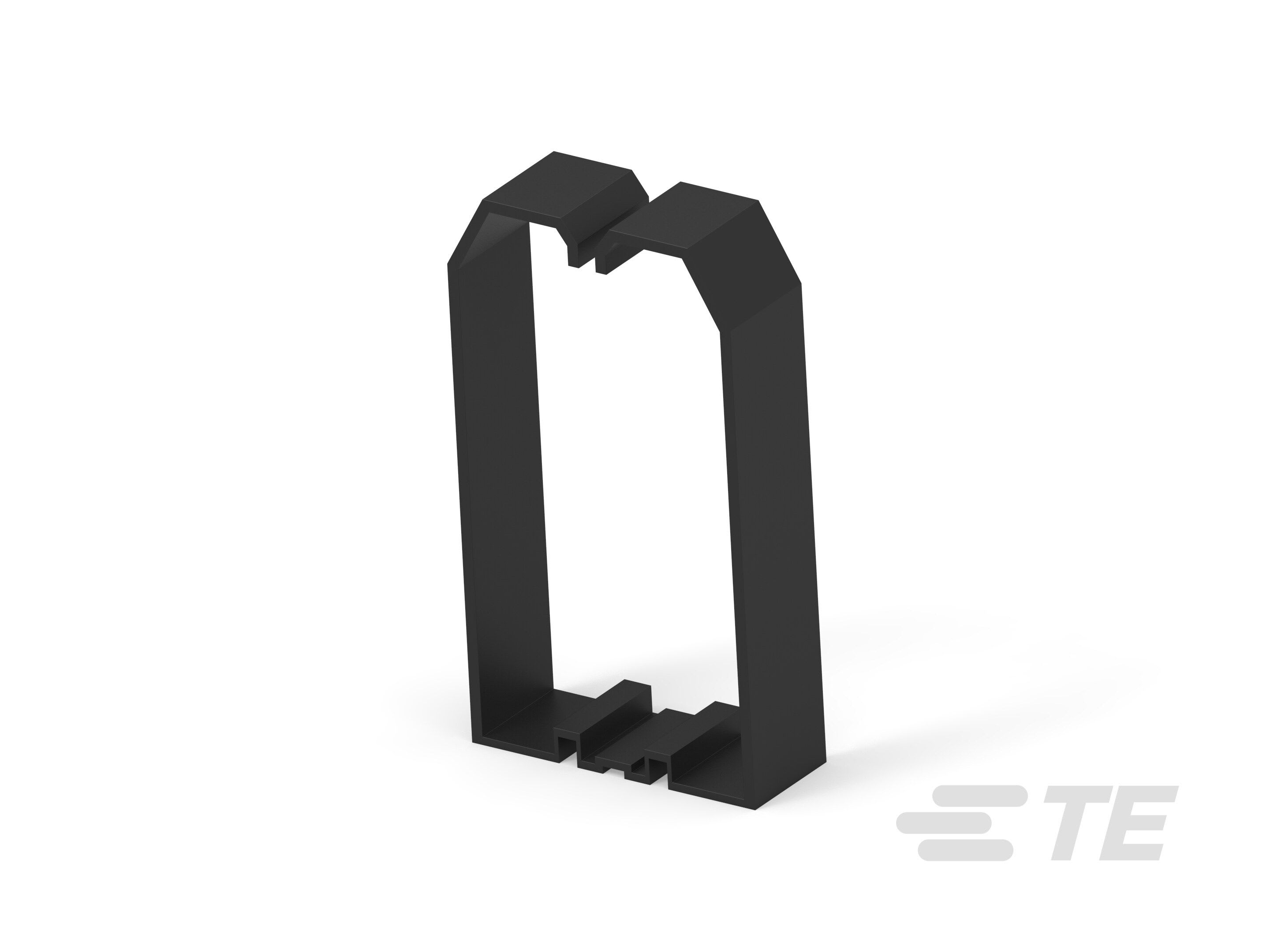 Te Entrelec - Support de fil pour goulotte, 60x10mm, Noir