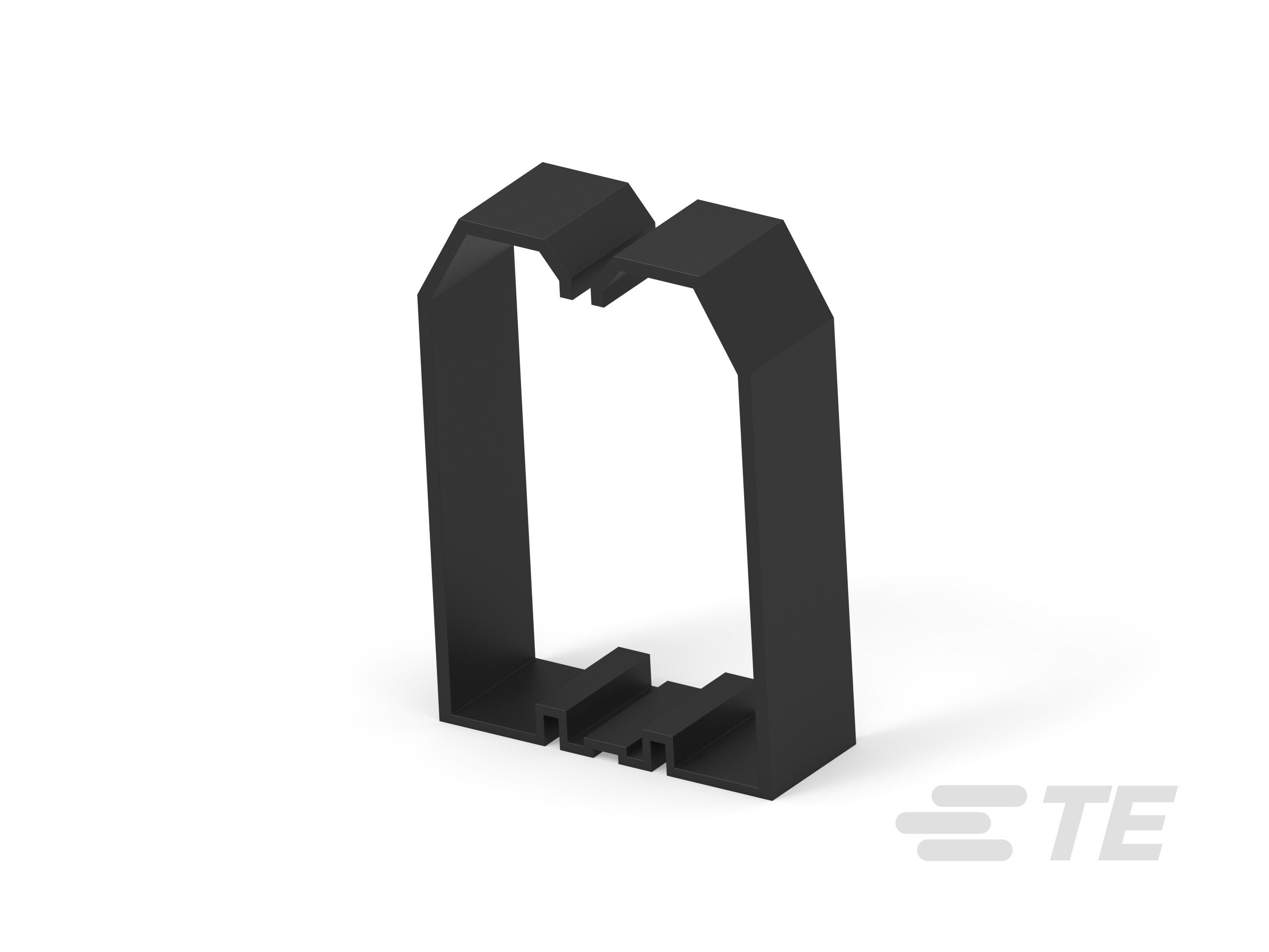 Te Entrelec - Support de fil pour goulotte, 60x80mm, Noir